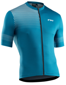 Northwave Origin Rövid Ujjú Kerékpáros Mez - kék