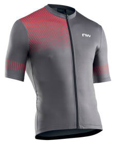 Northwave Origin Rövid Ujjú Kerékpáros Mez - szürke