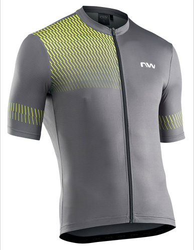 Northwave Origin Rövid Ujjú Kerékpáros Mez - szürke