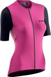 Northwave Extreme WMN Rövidujjú Kerékpáros Mez Pink-Fekete - pink