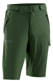 Northwave Edge Baggy Kerékpáros Rövidnadrág Alsónadrág Nélkül - zöld