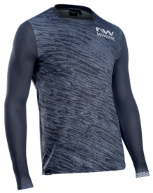 Northwave Bomb Hosszú Ujjú Kerékpáros Mez - fekete