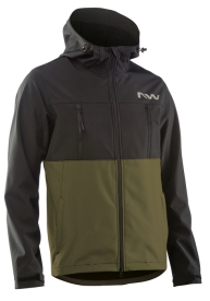Northwave Easy Out Softshell Téli Kerékpáros Kabát - zöld