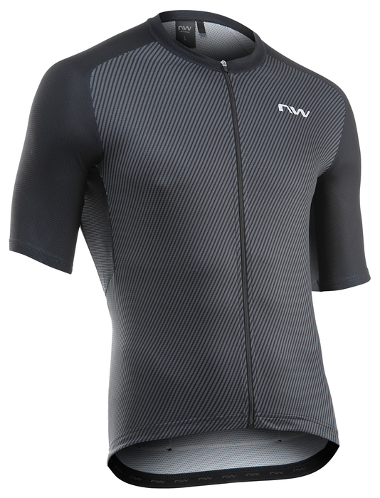 Northwave Force Evo Rövid Ujjú Kerékpáros Mez - fekete