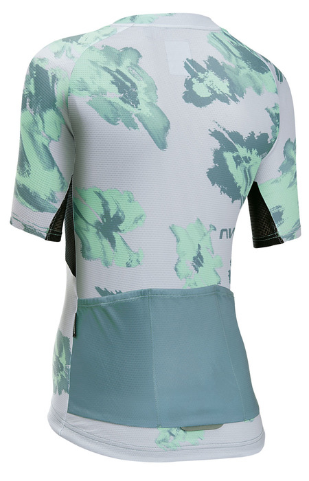 Northwave Force Evo Woman Női Rövidujjú Kerékpár Mez - Szürke -Zöld
