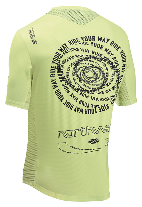 Northwave Edge 2 Rövidujjú Kerékpár Mez - Macha Zöld - Fekete