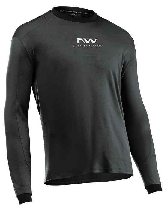 Northwave Sharp Hosszúujjú Kerékpár Mez - Fekete - Fehér