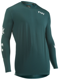 Northwave Xtrail 2 Hosszúujjú Kerékpár Mez - Zöld - Fehér