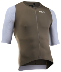Northwave Extreme Evo Rövidujjú Kerékpár Mez - Barna - Szürke