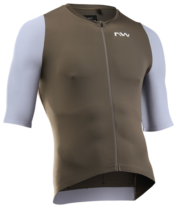 Northwave Extreme Evo Rövidujjú Kerékpár Mez - Barna - Szürke