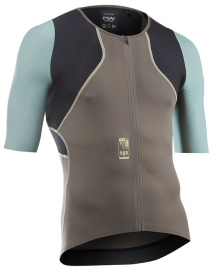 Northwave Extreme Rock Rövidujjú Kerékpár Mez - Barna - Zöld