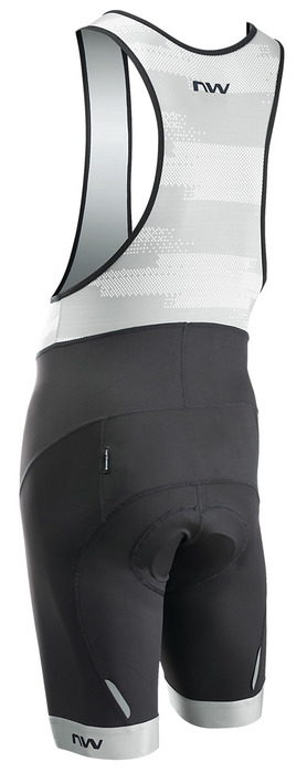 Northwave Active Evo Kantáros Kerékpár Rövid Nadrág - Fekete - Szürke