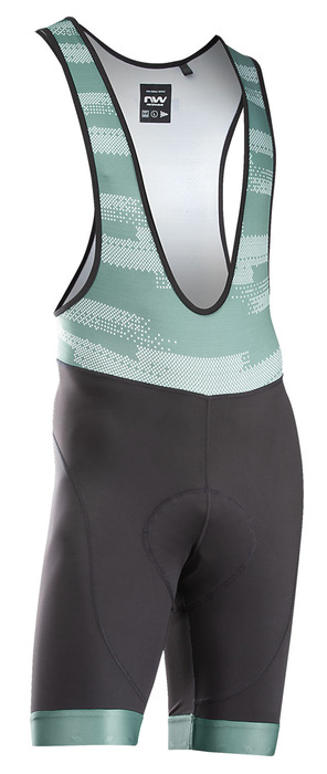 Northwave Active Evo Kantáros Kerékpár Rövid Nadrág - Fekete - Zöld