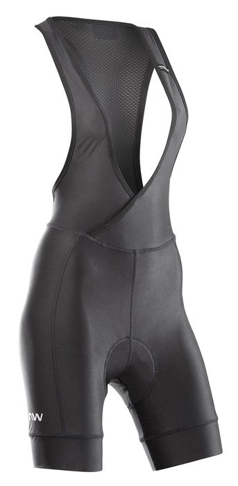 Northwave Active Wmn Női Kantáros Kerékpár Rövid Nadrág - Fekete