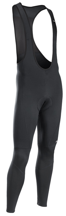 Northwave Active Gel Ms Téli Kantáros Kerékpár Hosszú Nadrág - Fekete