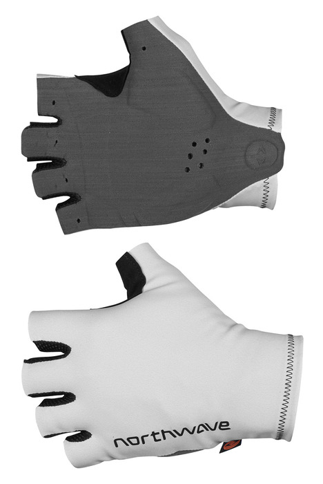 Northwave Extreme Plus Rövidujjú Kerékpáros Kesztyű - Világosszürke