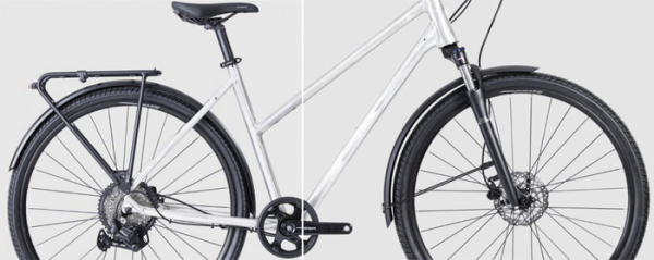 Merida Crossway TFS Eq Sárvédő és Csomagtartó Szett Usb Hátsó Lámpával