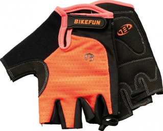 Bikefun Missy Női Kerékpáros Rövid Ujjú Kesztyű - narancssárga