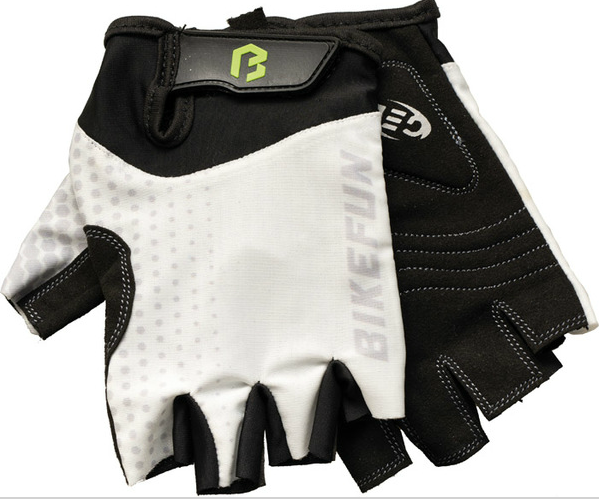 Bikefun Missy Női Kerékpáros Rövid Ujjú Kesztyű - fehér