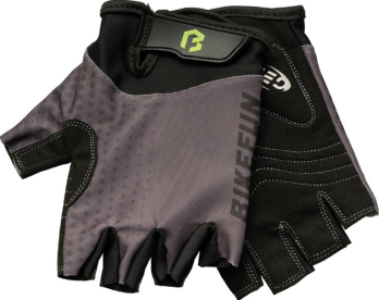 Bikefun Leader Kerékpáros Rövid Ujjú Kesztyű - szürke