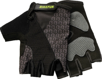 Bikefun Duke Kerékpáros Rövid Ujjú Kesztyű - szürke