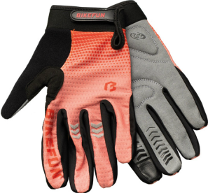 Bikefun Airzone Kerékpáros Hosszú Ujjú Kesztyű - piros