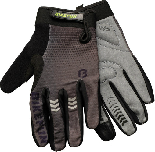 Bikefun Airzone Kerékpáros Hosszú Ujjú Kesztyű - szürke