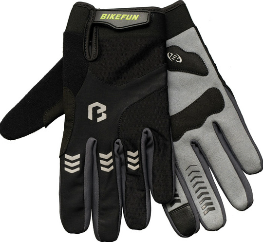 Bikefun Controll Kerékpáros Hosszú Ujjú Kesztyű - szürke