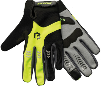 Bikefun Controll Kerékpáros Hosszú Ujjú Kesztyű - zöld