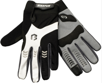 Bikefun Controll Kerékpáros Hosszú Ujjú Kesztyű - fehér