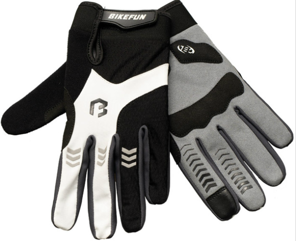 Bikefun Controll Kerékpáros Hosszú Ujjú Kesztyű - fehér