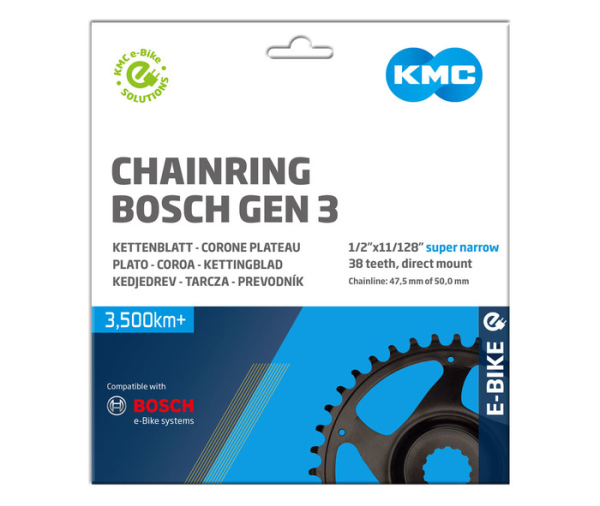 KMC Exact 38t Bosch Gen3 Offset: 3mm Kerékpár Lánctányér