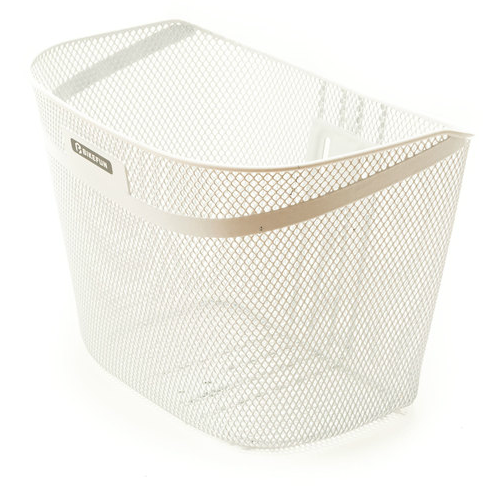 Bikefun Basic Fix Rögzítésű Kerékpár Első Kosár - fehér