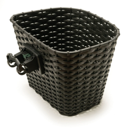 Bikefun Weekend Levehető Kerékpár Első Kosár Fogantyúval - fekete