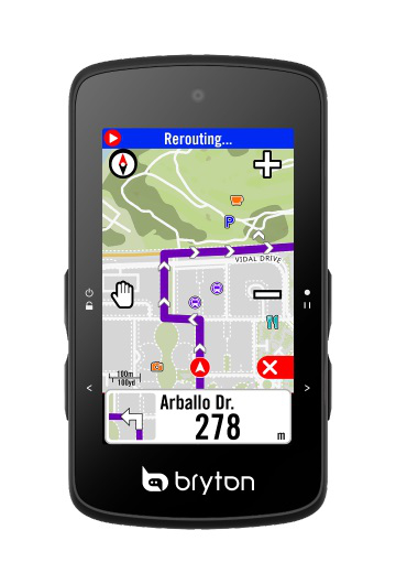 Bryton Rider 750SE GPS Kerékpár Computer - fekete