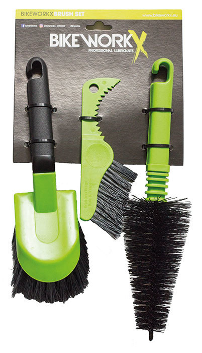 Bikeworkx Brushset Kerékpár Tisztító Kefe Készlet