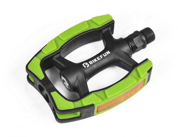 Bikefun Trip City csúszásmentes Pedál - fekete - zöld