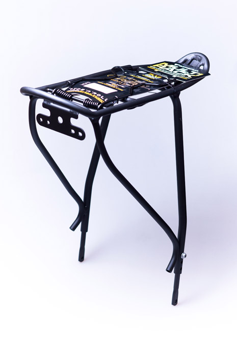 Bikefun Alu Kerékpár Csomagtartó 24-28" - fekete