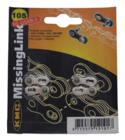 KMC 10 Sebességes Lánc Patentszem 2Pár - ezüst