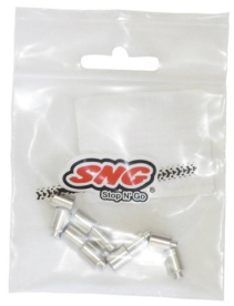 Fékbowdenházkupak Ütközővel - ezüst