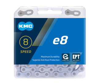 Kmc E8 8s E-bike Lánc - Ezüst
