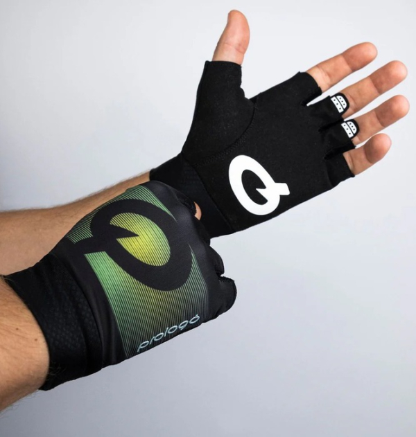 Prologo Faded Rövidujjú Kerékpáros Kesztyű - Fekete - Zöld