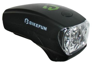 Bikefun Lucid Kerékpár Első Lámpa - fekete