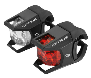 Bikefun Stellar Kerékpár Lámpaszett - fekete