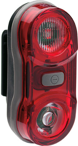 Bikefun Twin Kerékpár Hátsó Lámpa - piros