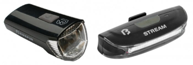 Bikefun Ray II USB Kerékpár Lámpaszett