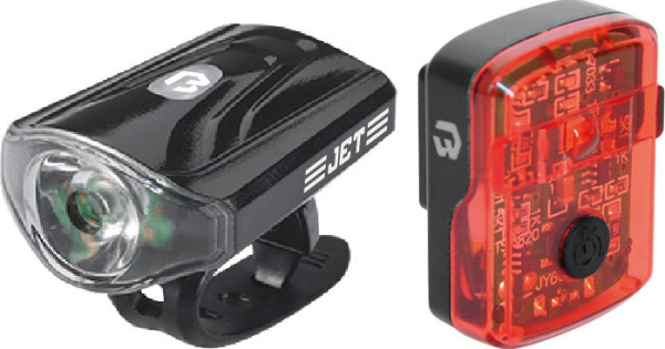 Bikefun Jet Kerékpár Lámpaszett - fekete