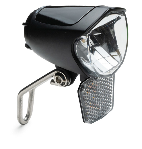 Bikefun Analog Kerékpár Első Lámpa Kapcsolóval Állófénnyel Agydinamóhoz