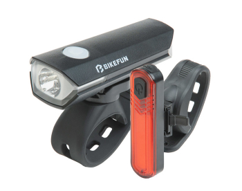 Bikefun Stone 200 Usb Kerékpár Lámpa Szett