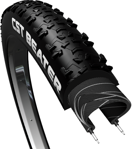 Cst Beater Külsőgumi 29x2,25 (57-622) - Fekete